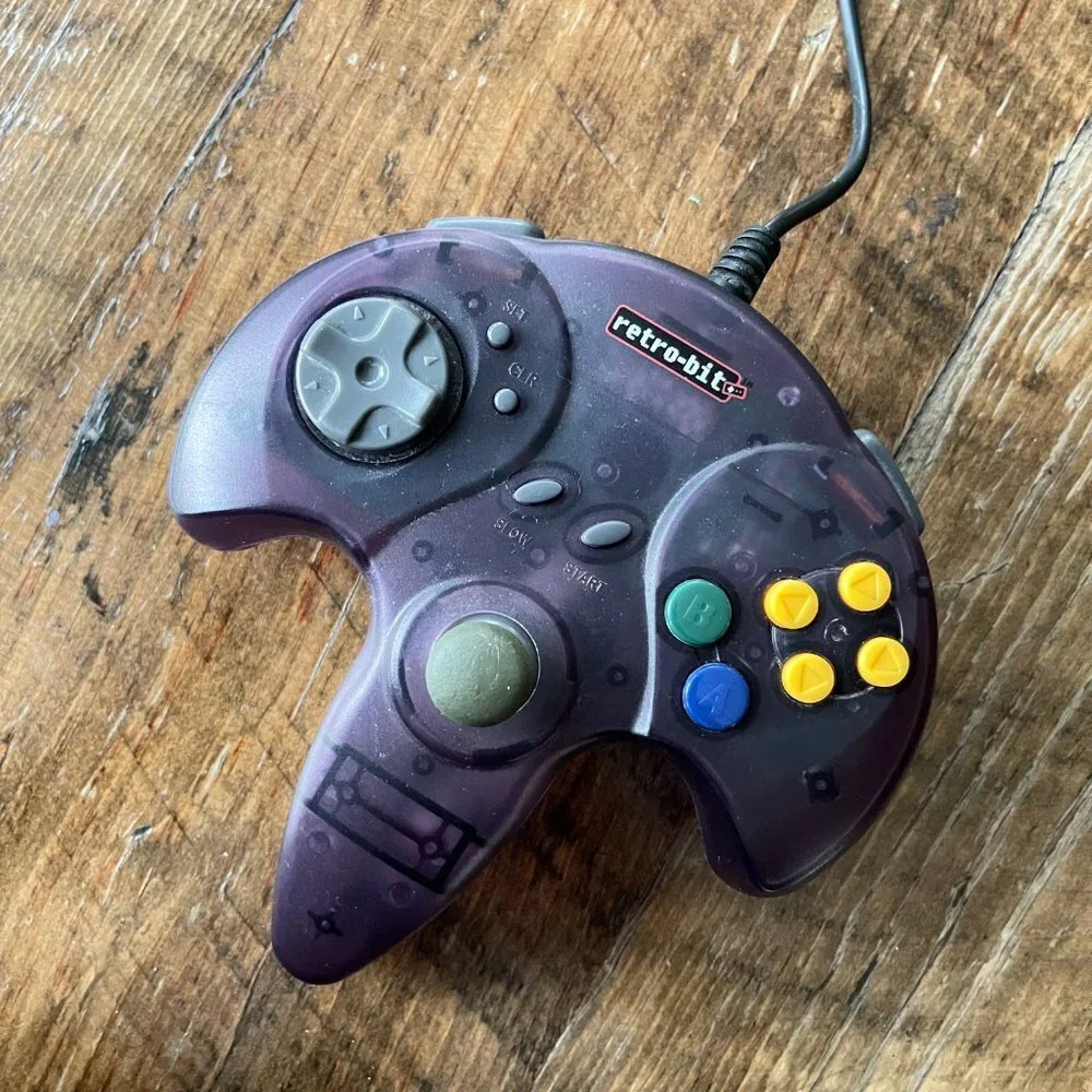 Retro-Bit N64® Controller - Transparent Purple